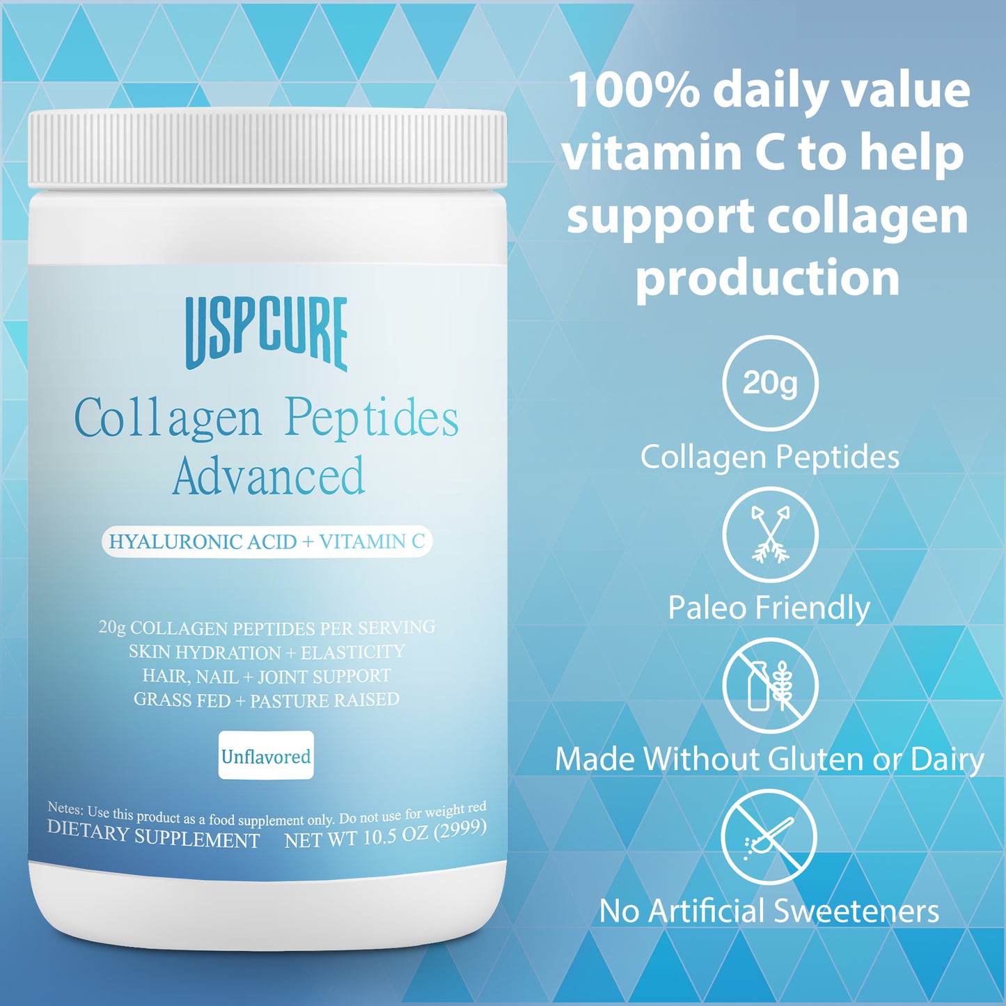 USPCURE® Collagen Peptides Advanced